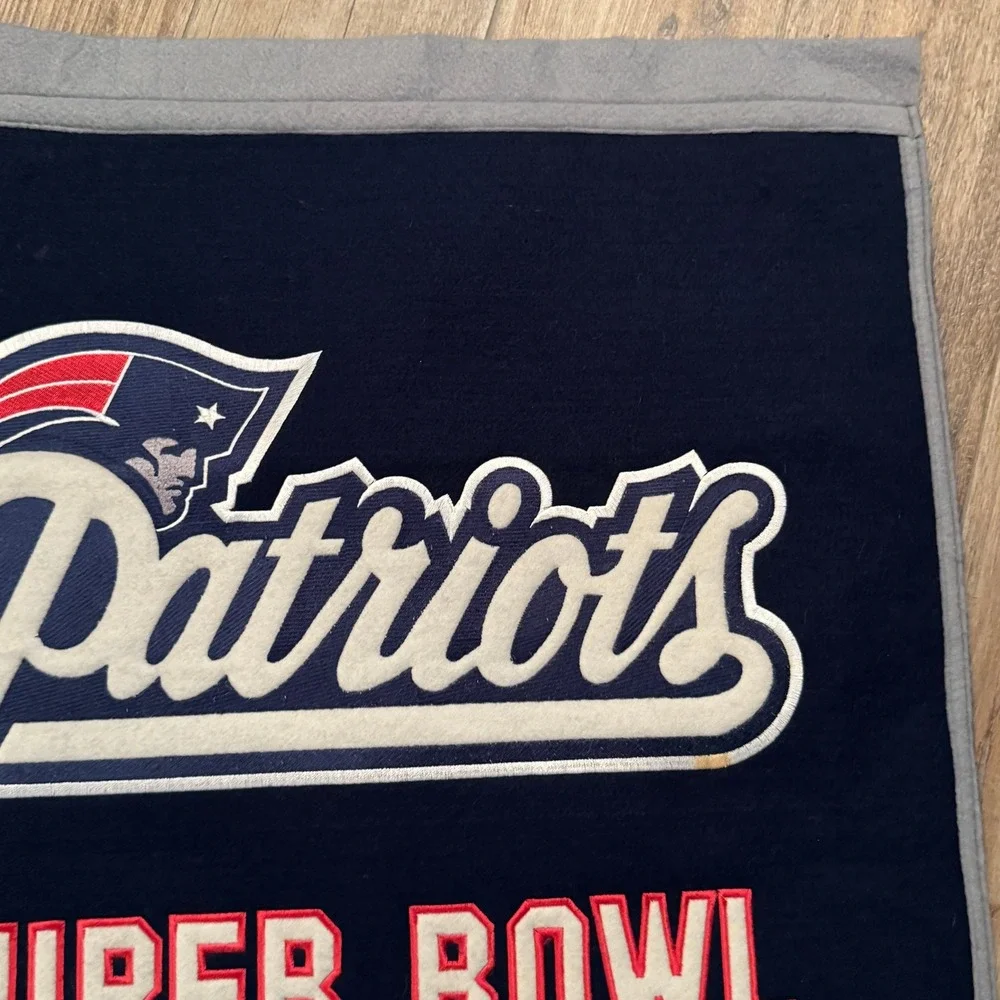 New England Patriots Super Bowl Champions‎ 2001 2003 2004 NFL Banner